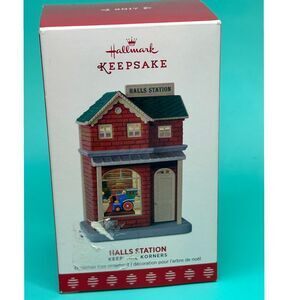 Hallmark Keepsake Halls Station Christmas Tree Ornament Holiday Decoration